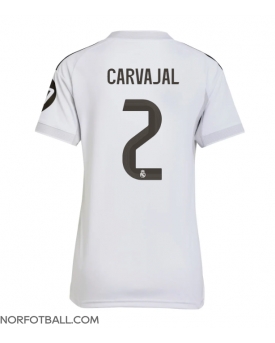 Billige Fotballdrakt Real Madrid Daniel Carvajal #2 Replika Hjemmedrakt Dame 2025-26 Kortermet Billige Fotballdrakt Real Madrid Daniel Carvajal #2 Replika Hjemmedrakt Dame 2025-26 Kortermet
